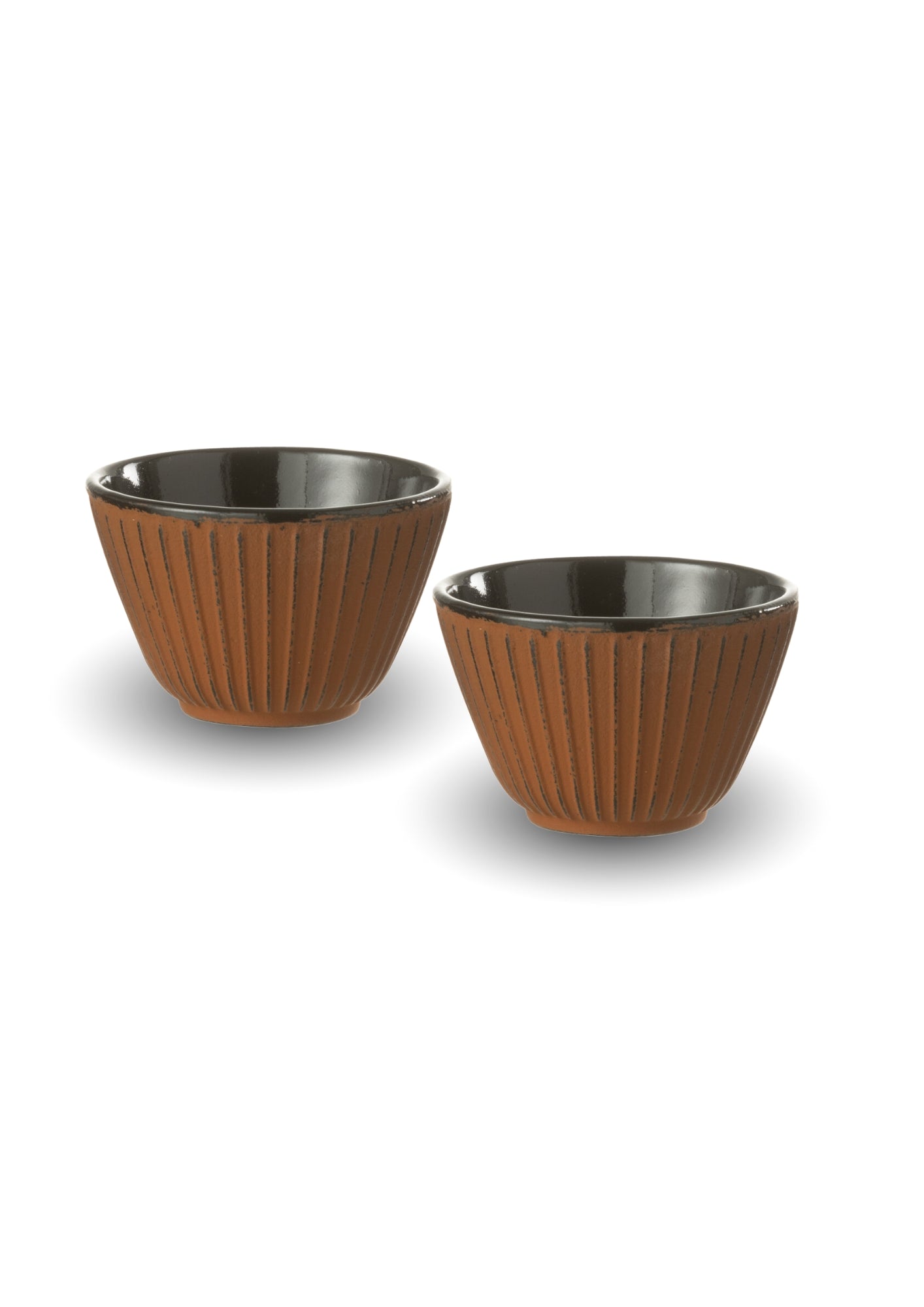 TASSES LÉO MARRONS (x2)