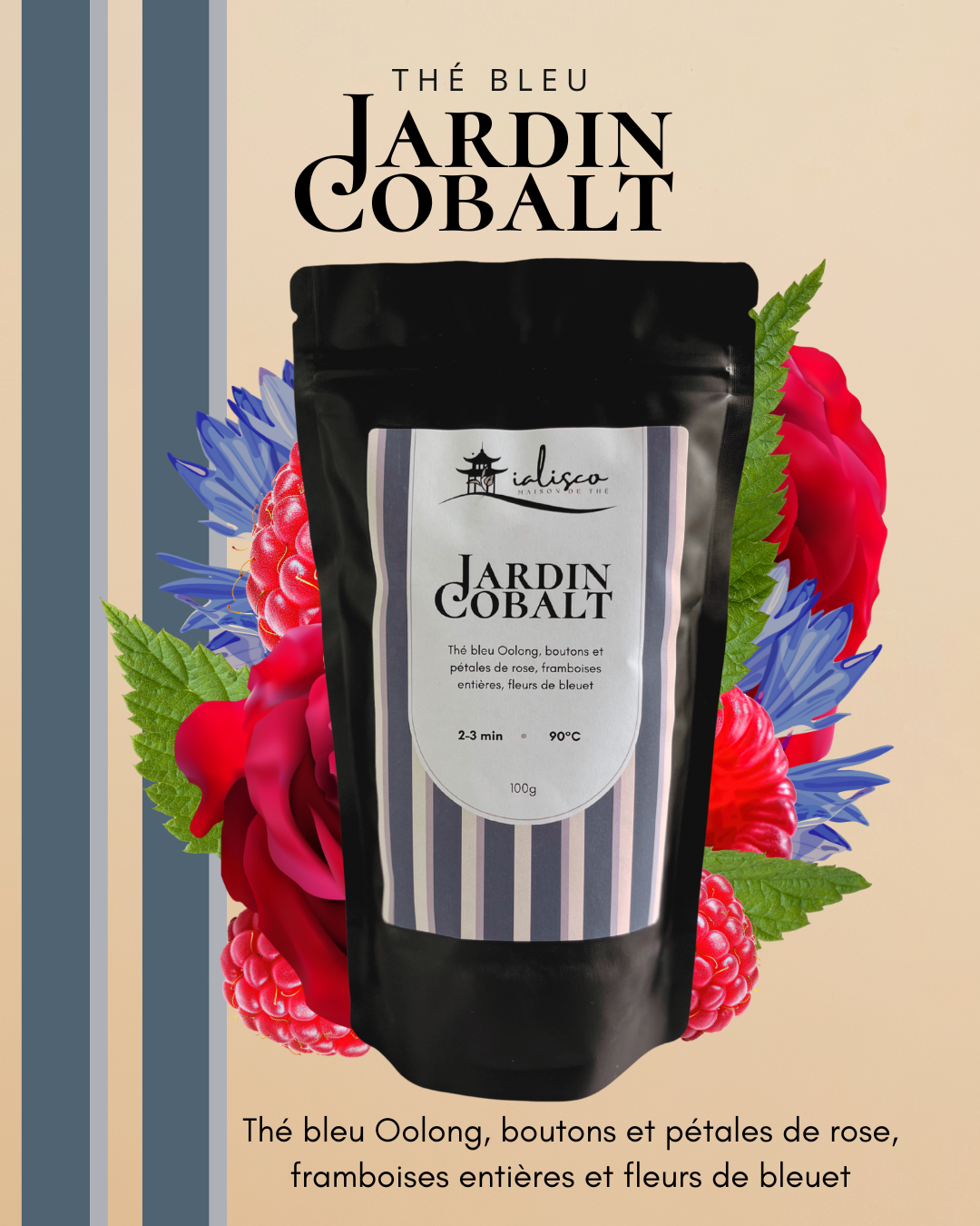 Thé "Jardin cobalt"