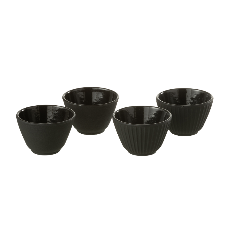 TASSES "LÉO" NOIRS (x2)