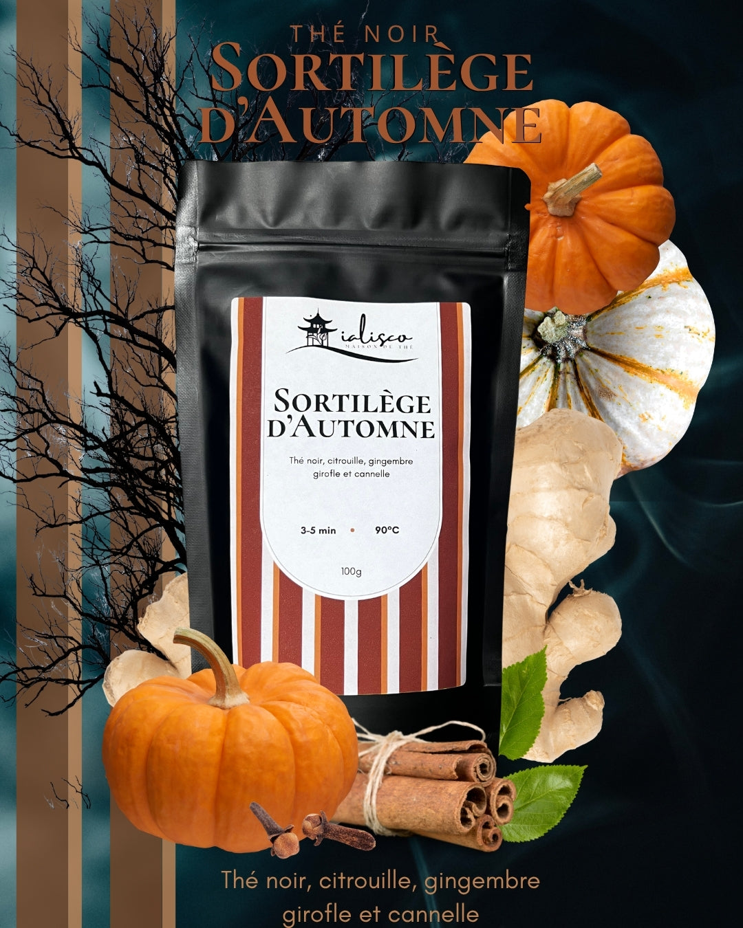 Thé noir "Sortilège d'Automne